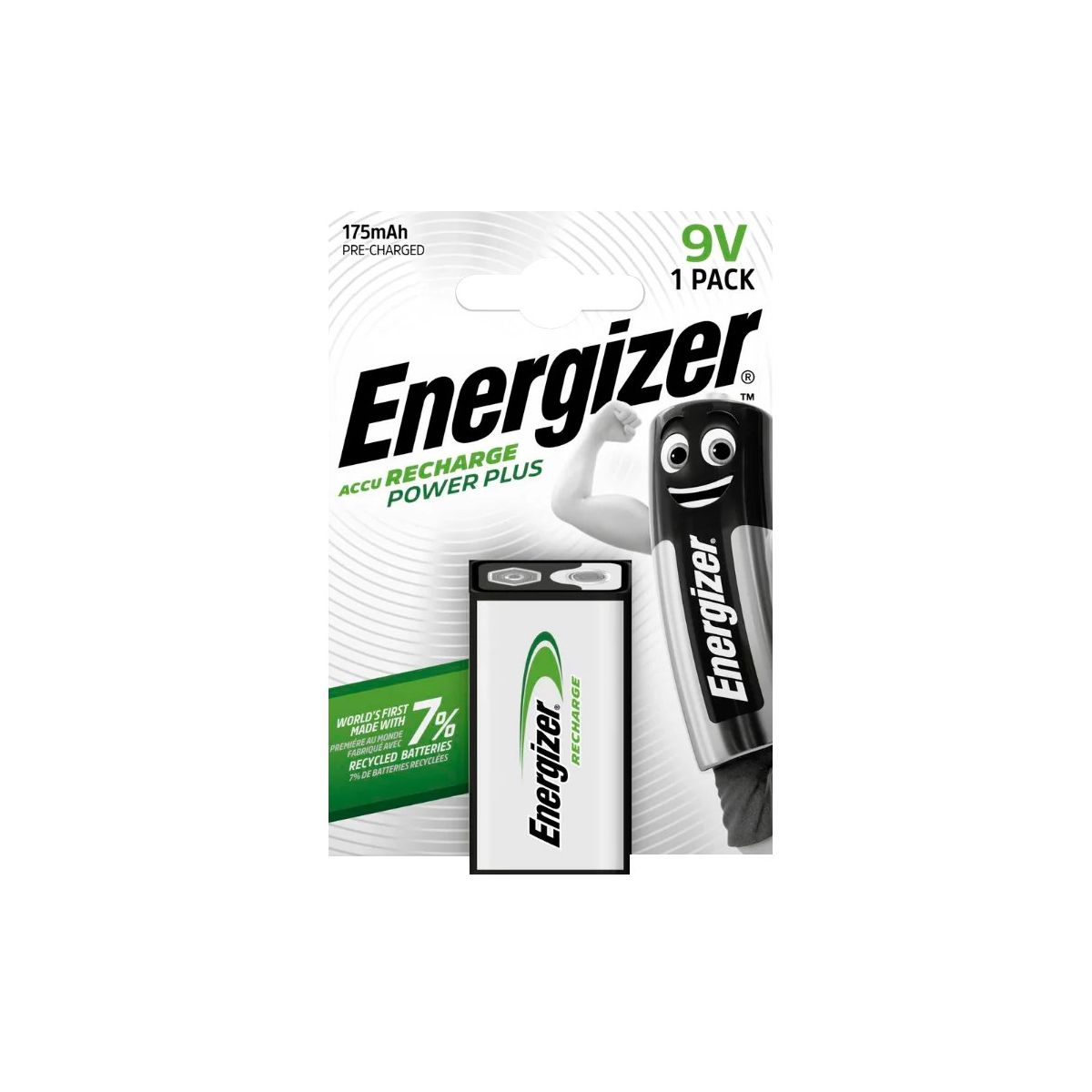 Akumulator Energizer 175 mAh 9v hr22 6F22