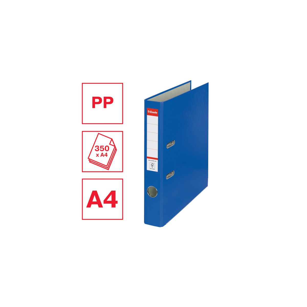 Segregator dźwigniowy Esselte Ekonomiczny A4 50mm niebieski (81195)