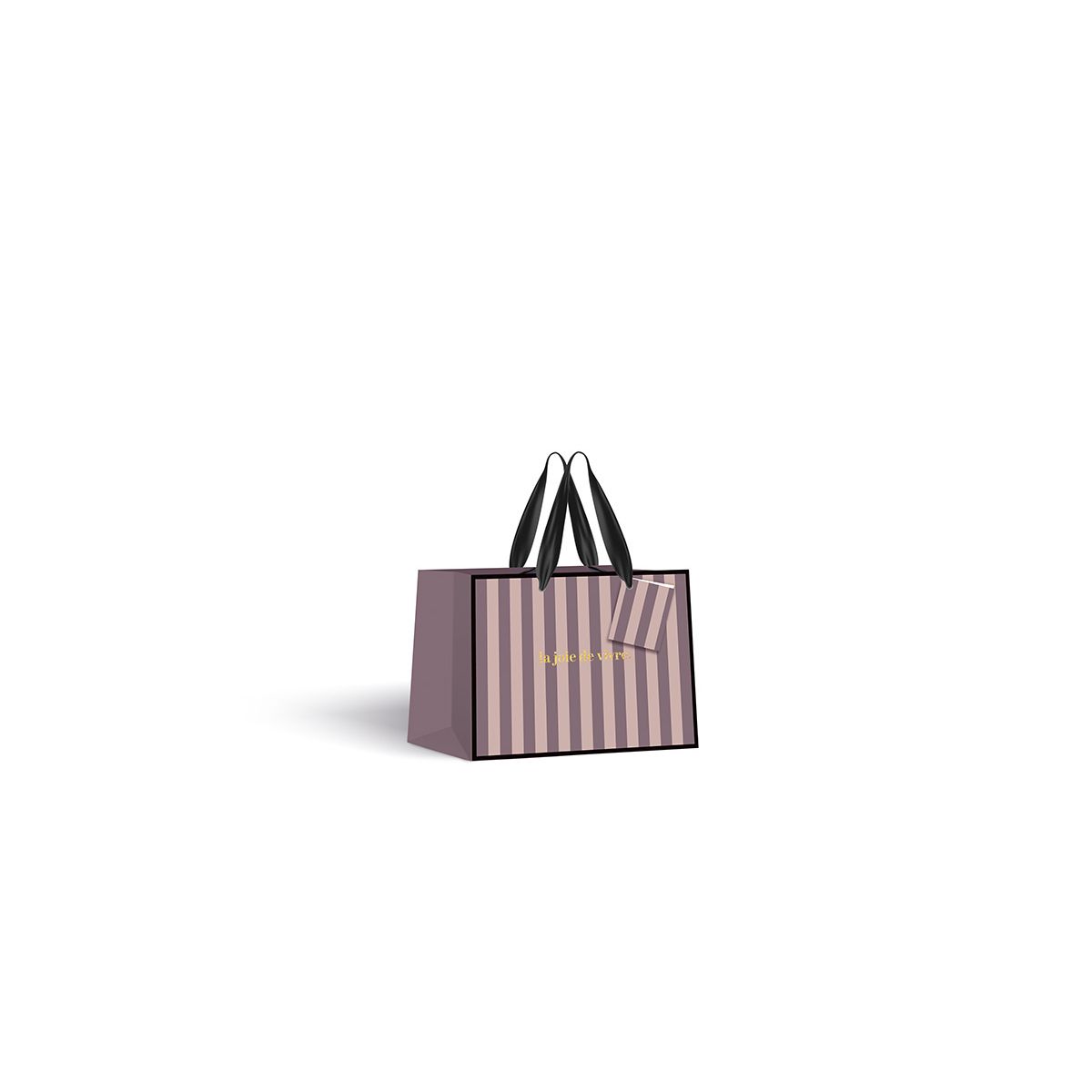 Torba prezentowa Interdruk GOLD 18x23x10 A5 (190g mała pozioma)