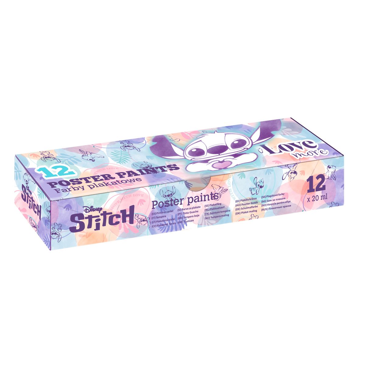 Farby plakatowe Patio Stitch Pastelowe kolor: mix 20ml 12 kolor. (91972PTR)
