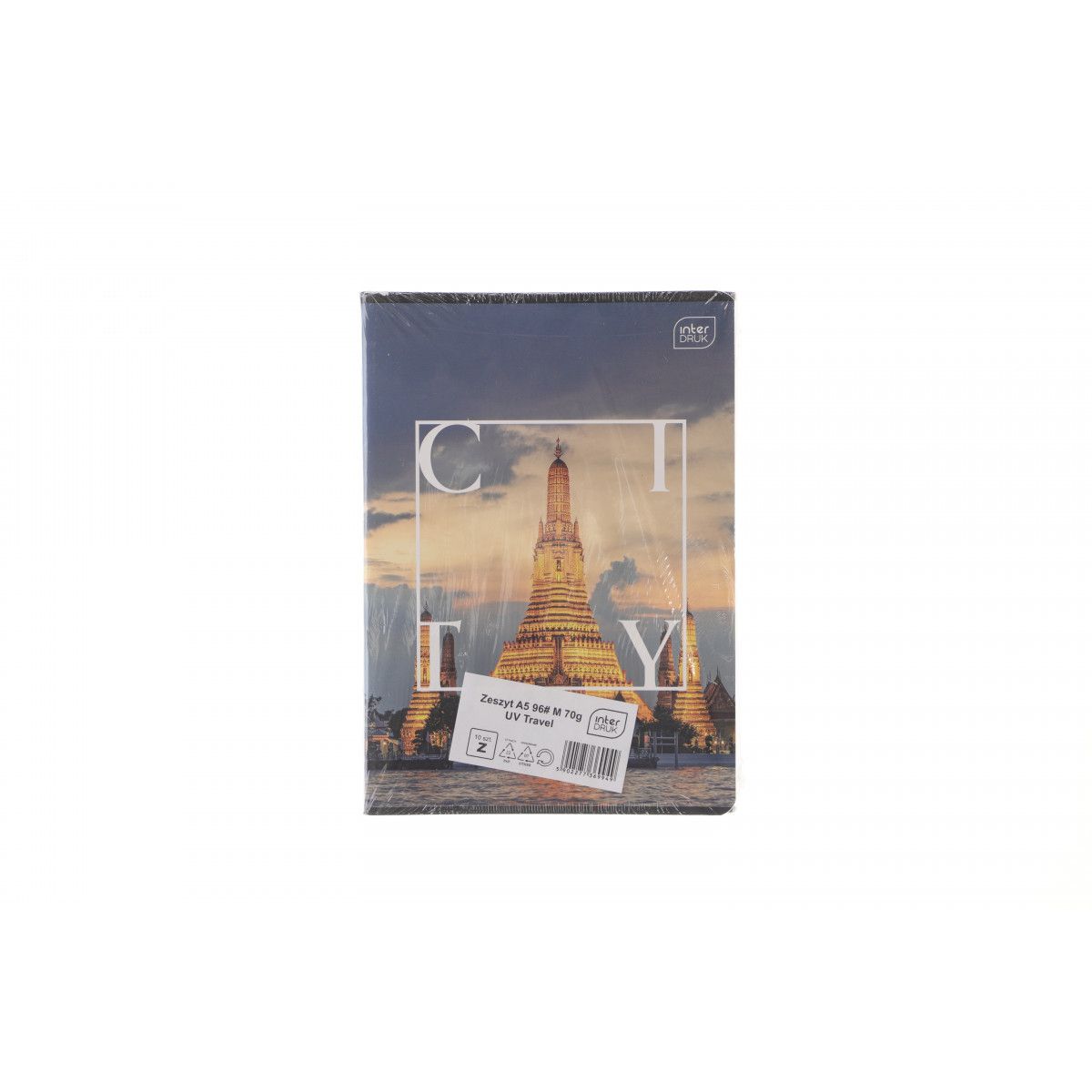 Zeszyt Interdruk travel A5 96k. 70g krata