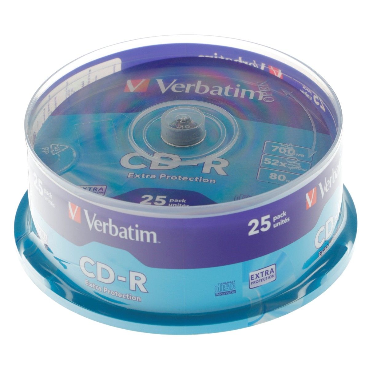 Płyta cd Verbatim CD-R cake 25 700MB x52