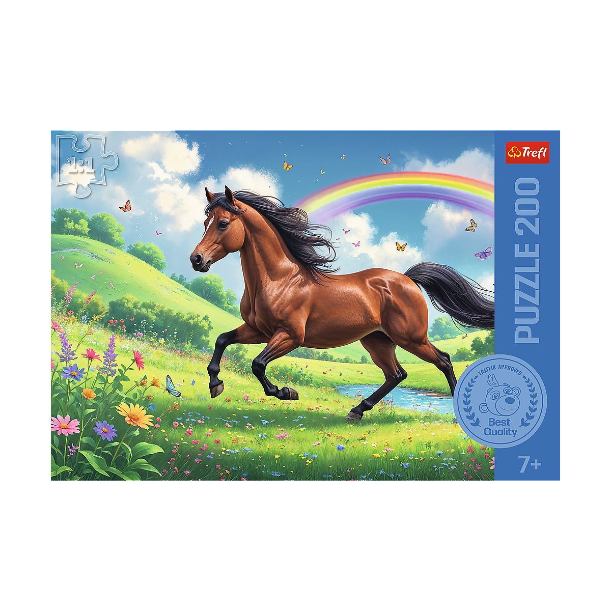 Puzzle Dostojny koń 200 el. Trefl (13355)