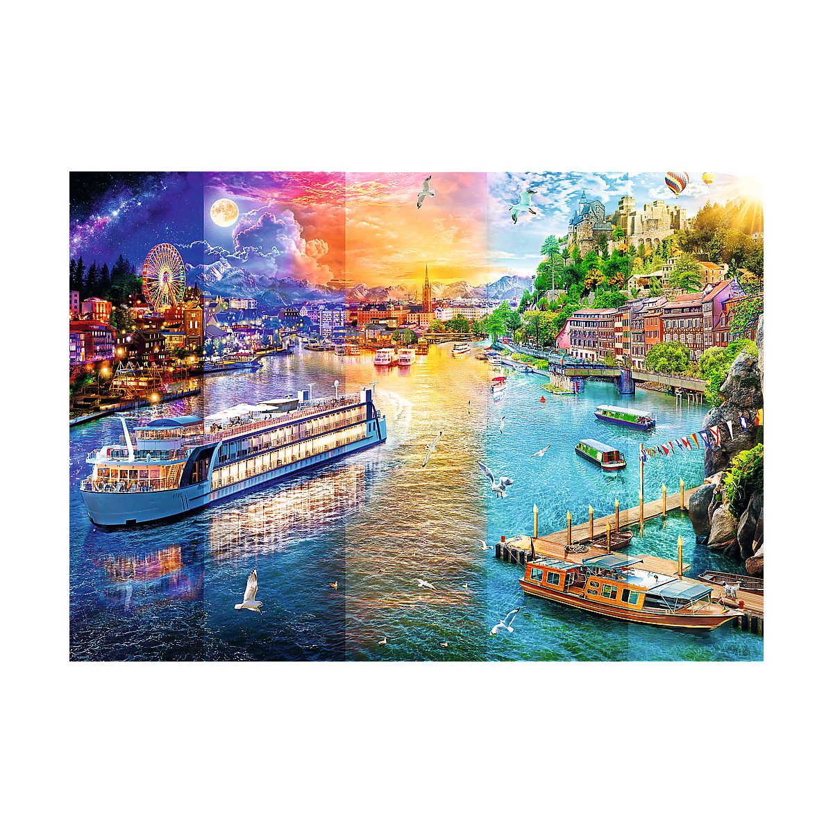 Puzzle Trefl Rejs po rzece 1000 el. (10860)