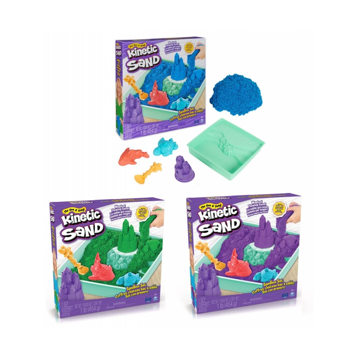 Piasek kinetyczny Spin Master Kinetic Sand zestaw piaskownica (6067800)