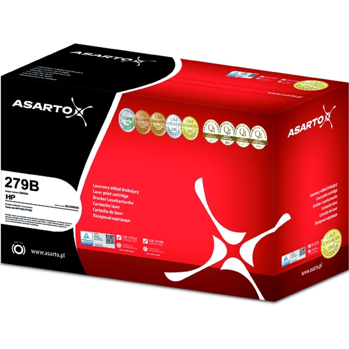 Toner alternatywny Asarto HP czarny (AS-LH279AN)