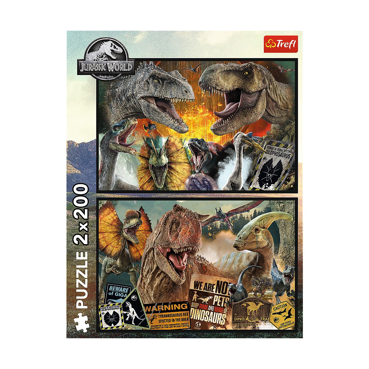 Puzzle Trefl Universal Jurrasic World 2x200 el. (13316)