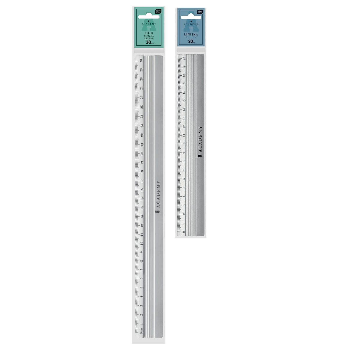 Linijka aluminiowa Interdruk ACADEMY 30cm