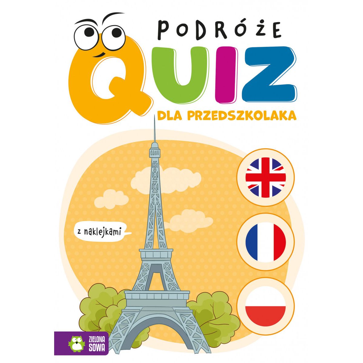 Książeczka edukacyjna Zielona Sowa Quiz dla przedszkolaka. Przyroda