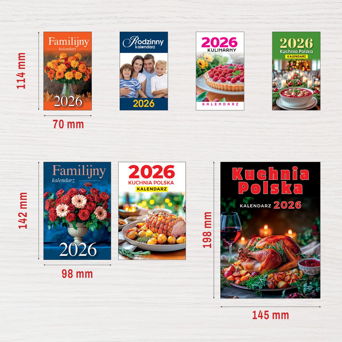 Kalendarz ścienny (401000) k:2915-377 ZDZIERAK KULINARNY B7 Press
