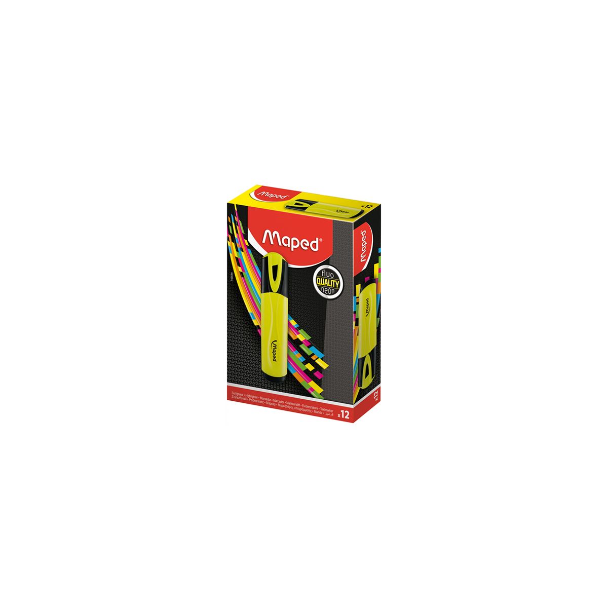 Zakreślacz Maped żółty PEPS fluo żółty 1,0-5,0mm (734034)