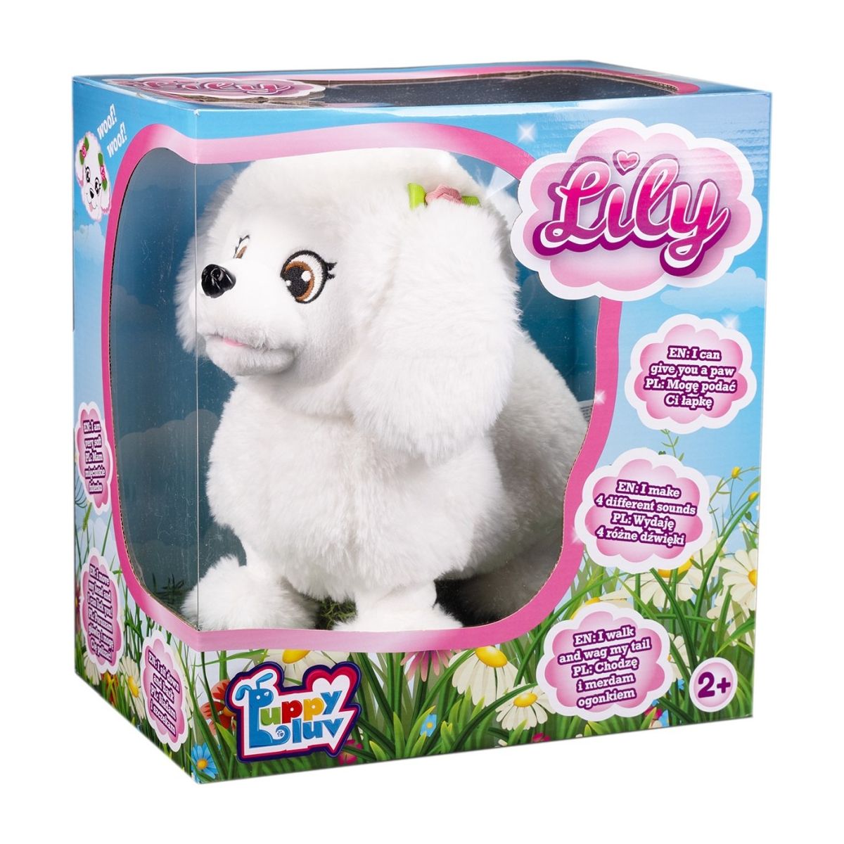 Pluszak interaktywny Tm Toys Puppy Luv Piesek interaktywny Pudel Lily (DKO0876)