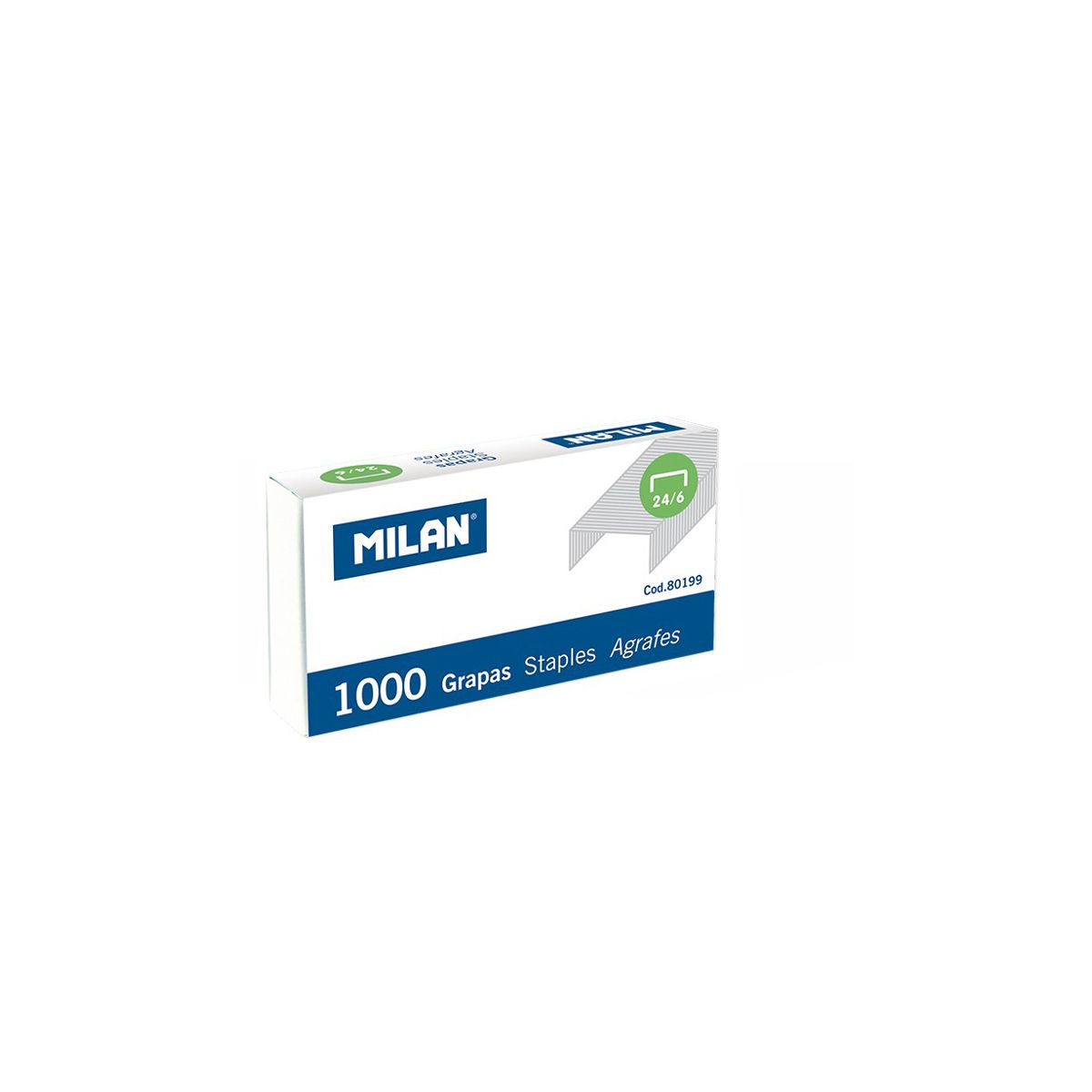 Zszywki 24/6 Milan 1000 szt (80199)