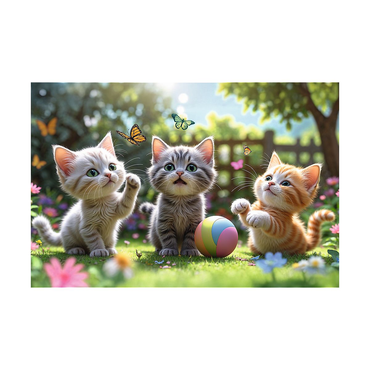 Puzzle Trzy kociaki 60 el. Trefl (17412)