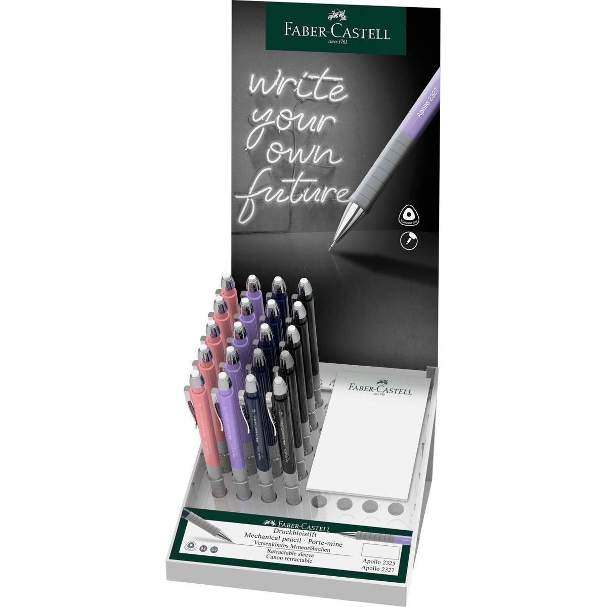 Ołówek automatyczny Faber Castell Apollo mix 0,5mm (232520 FC)