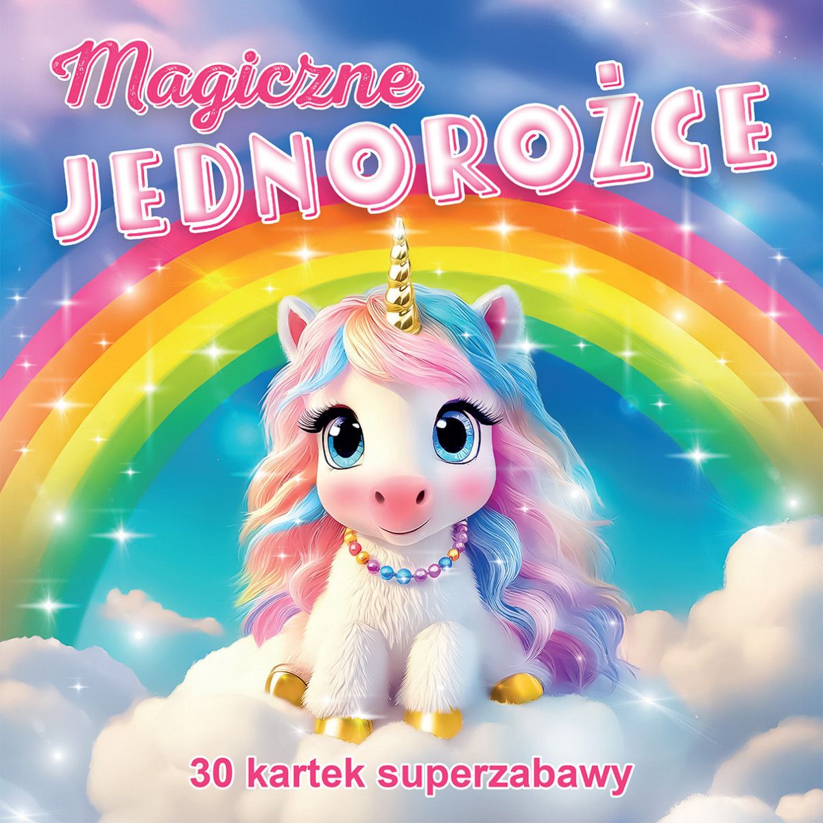 Kolorowanka Magiczne jednorożce 3D