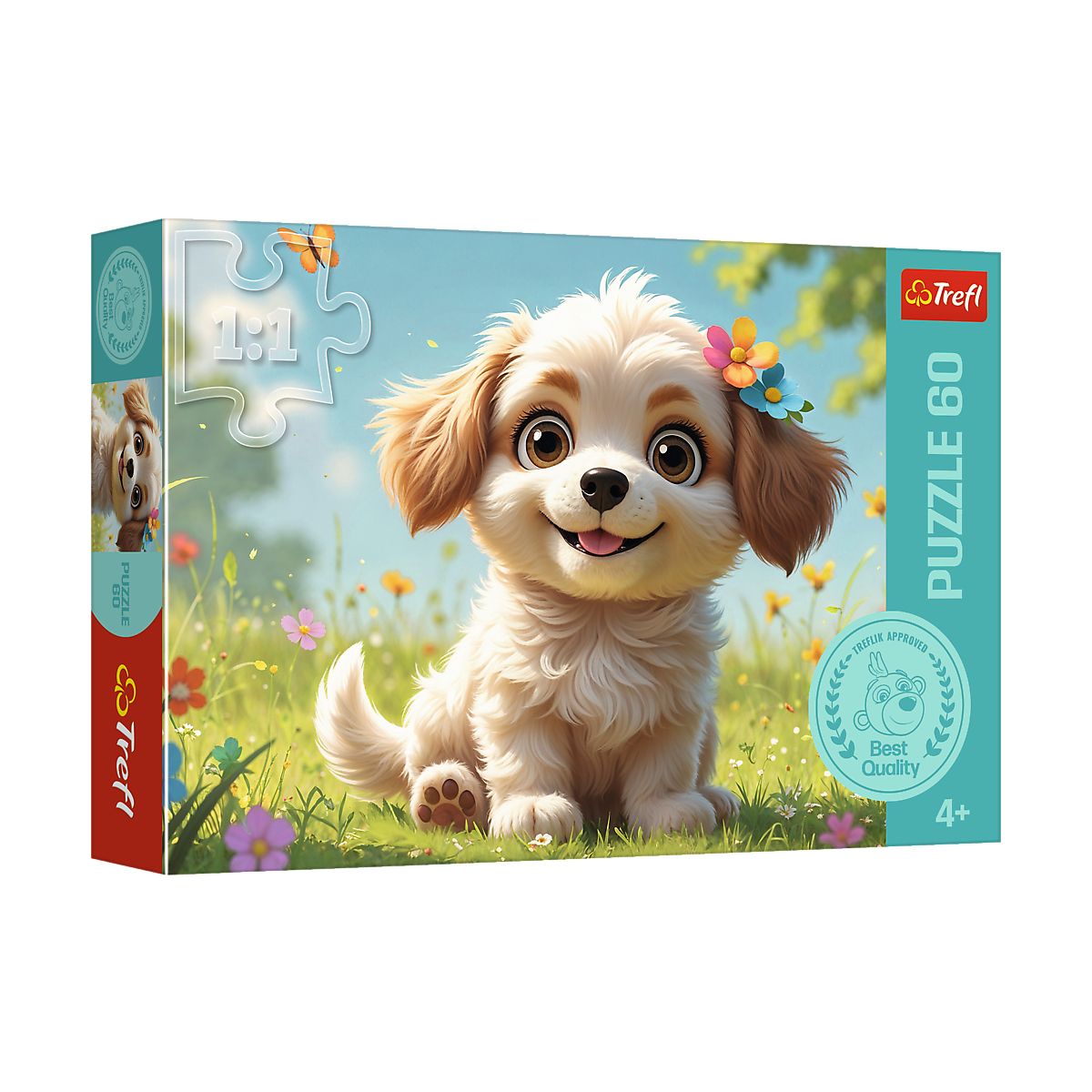 Puzzle Szczeniaczkiem być 60 el. Trefl (17408)