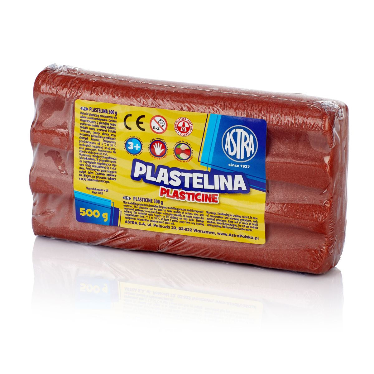 Plastelina Astra 1 kol. miedziana 500g