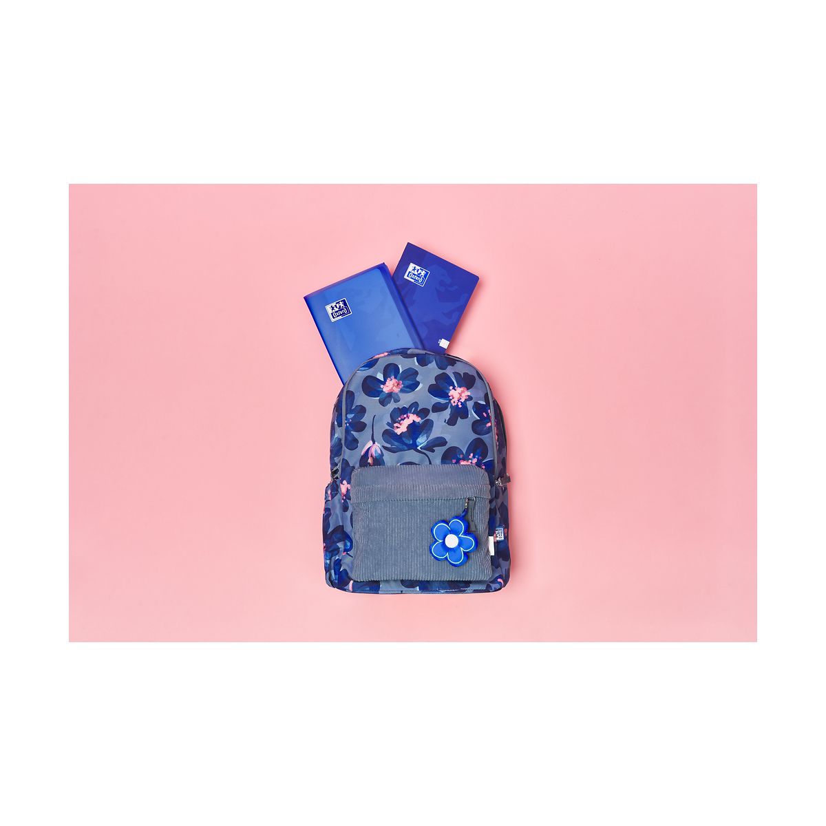 Plecak Oxford Bloom niebieski (400196447)