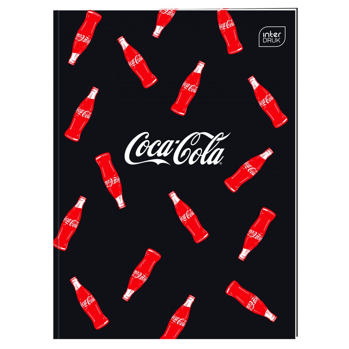 Zeszyt Interdruk COCA COLA MAT+UV A5 32k. 70g trzy linie