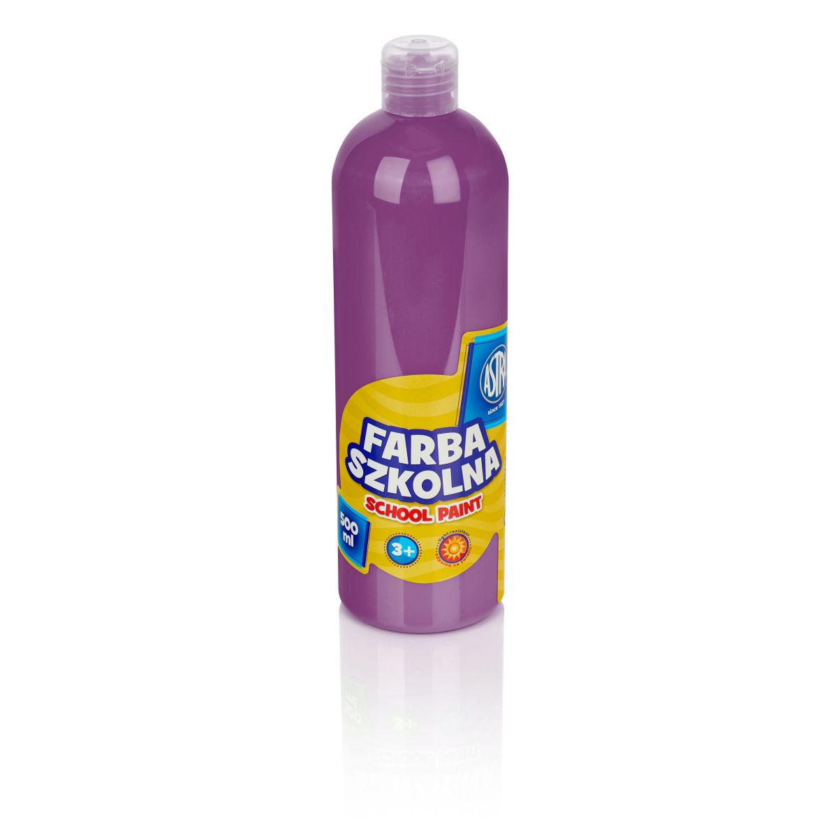 Farby plakatowe Astra kolor: śliwkowy 500ml 1 kolor.