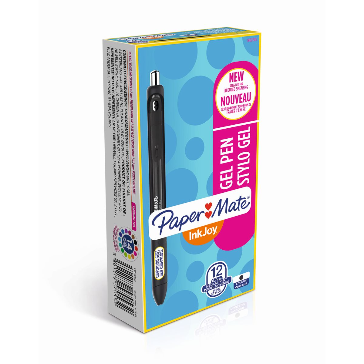 Długopis Paper Mate INKJOY 1956735 mix 0,3mm (mix 5 szt)