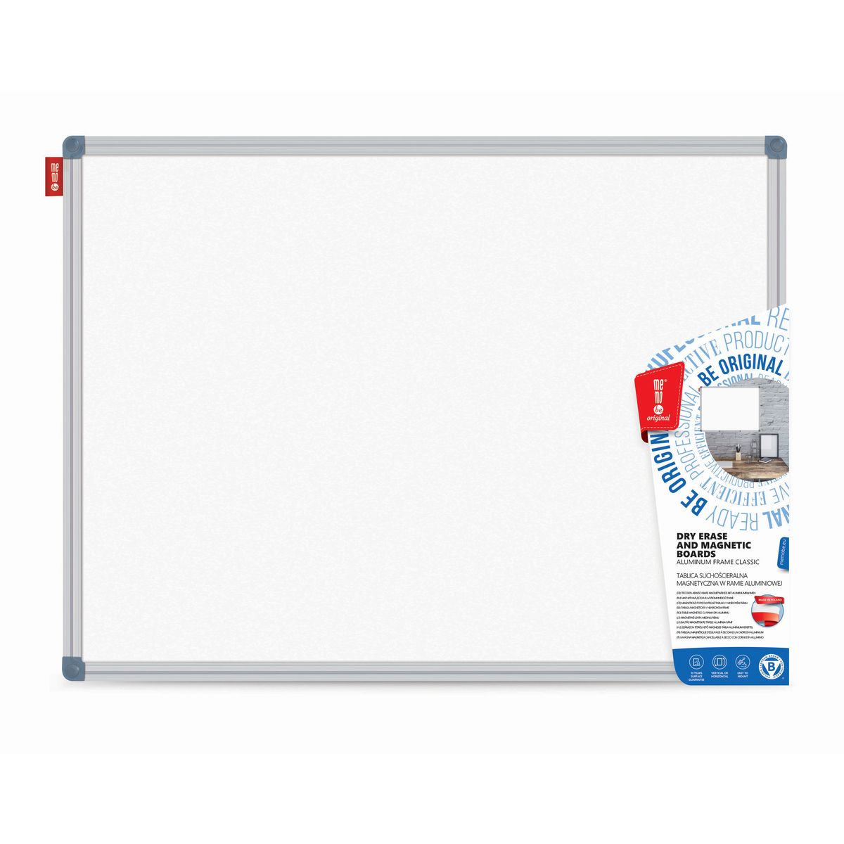 Tablica magnetyczna Memoboards rama aluminiowa [mm:] 500x800 (TM85ALC)