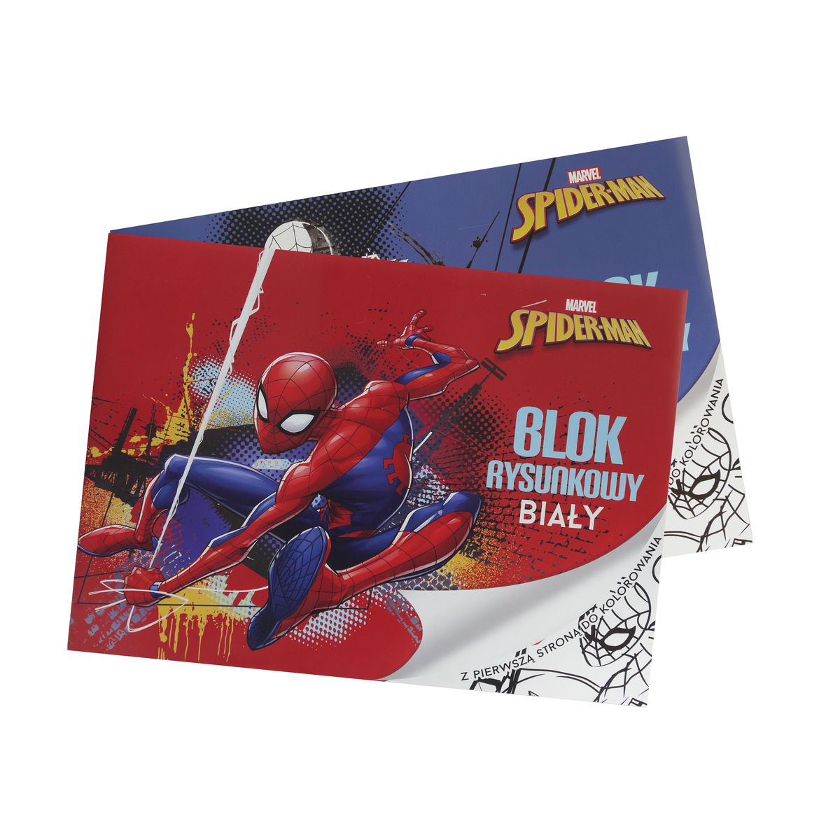 Blok rysunkowy Beniamin biały SPIDER MAN A4 biała 20k