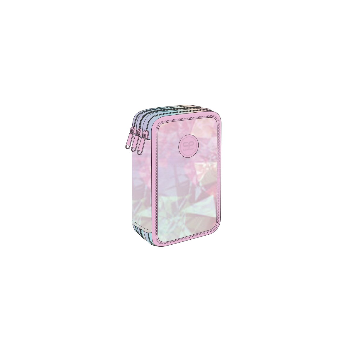 Piórnik Patio CoolPack Jumper 3 TIE DYE (F067912)