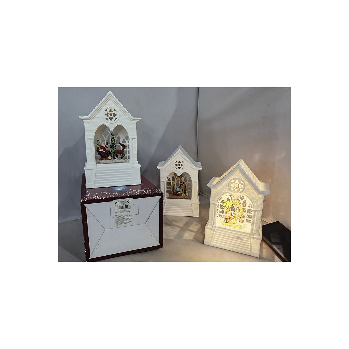 Lampion świąteczny LED domek Adar (624573)