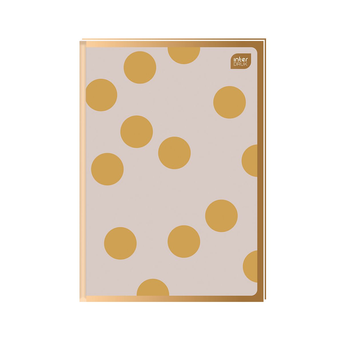 Brulion Interdruk SATIN GOLD A5 96k. 70g krata