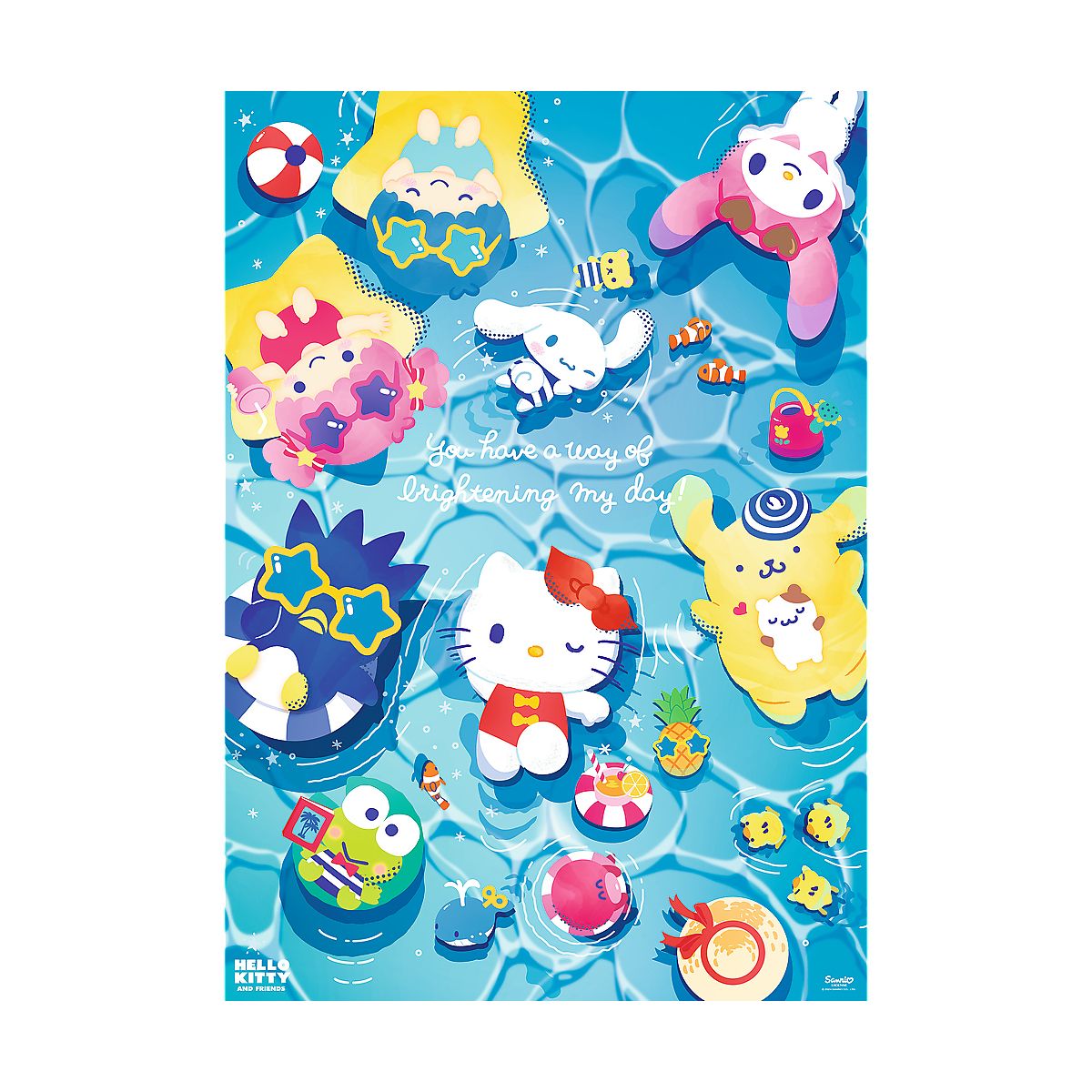 Puzzle Premium Plus Hello Kitty Letni relaks 1000 el. Trefl (12067)