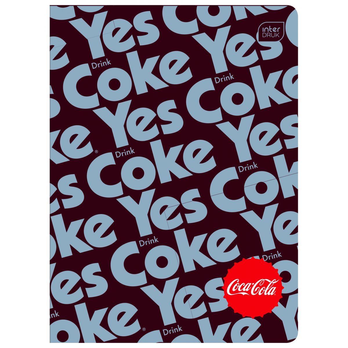 Zeszyt Interdruk HYBRID COCA COLA A5 60k. 70g krata