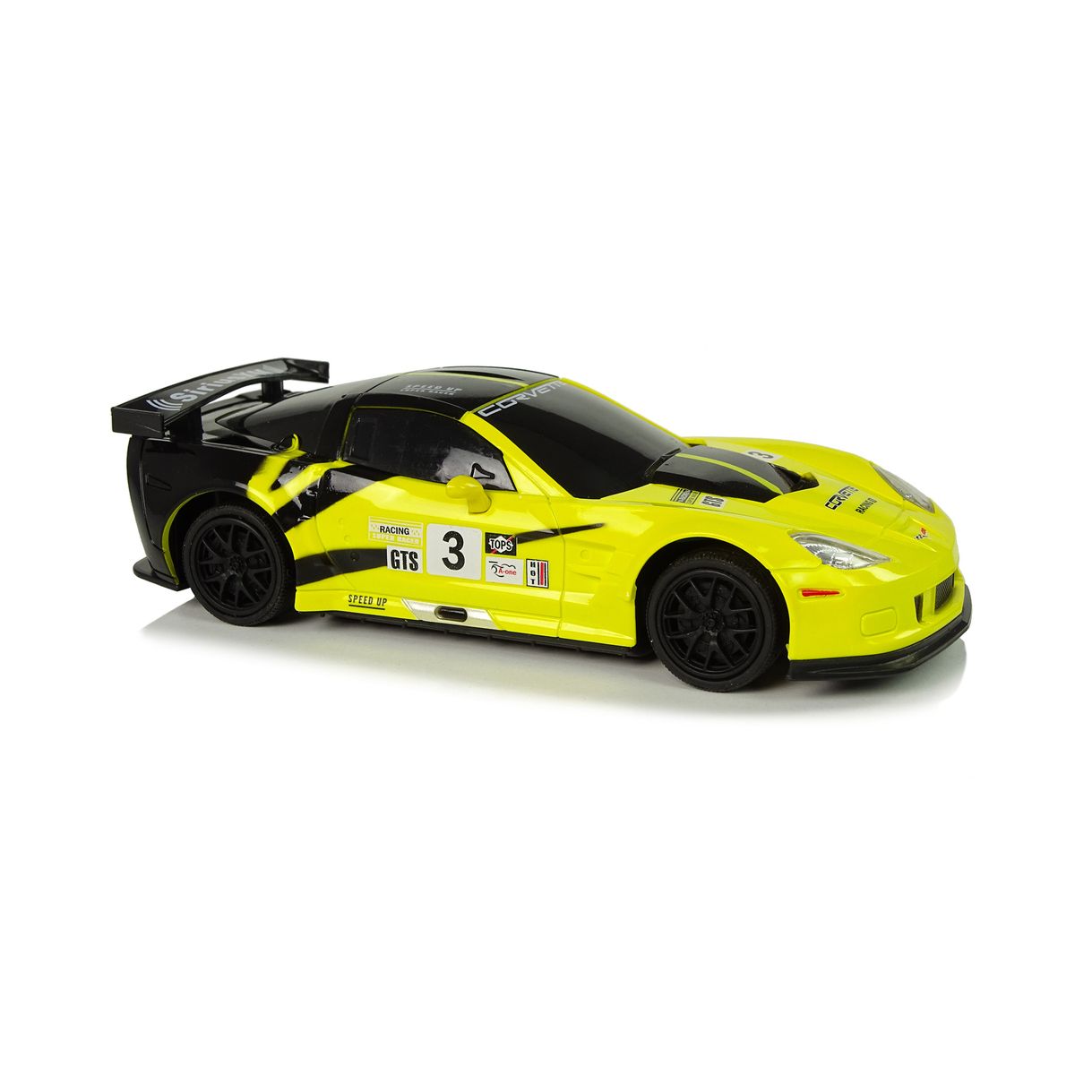 Samochód Lean R/C 1:24 Corvette Żółte C6.R 2.4 G Światła (9734)