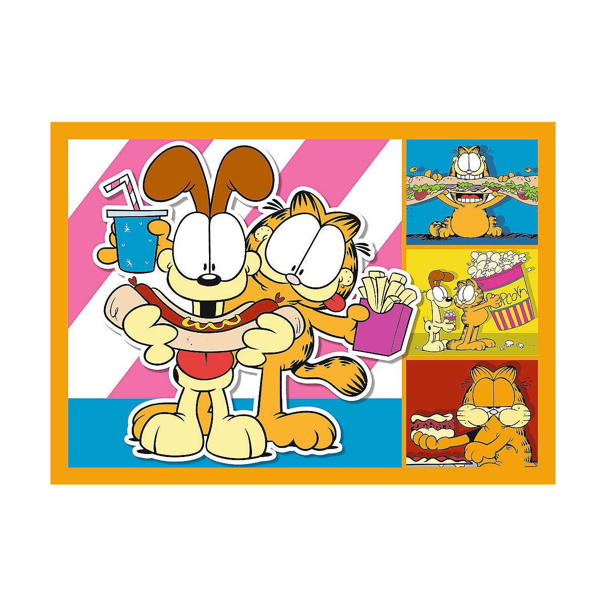 Puzzle Garfield 4w1 4w1 el. Trefl (34673)