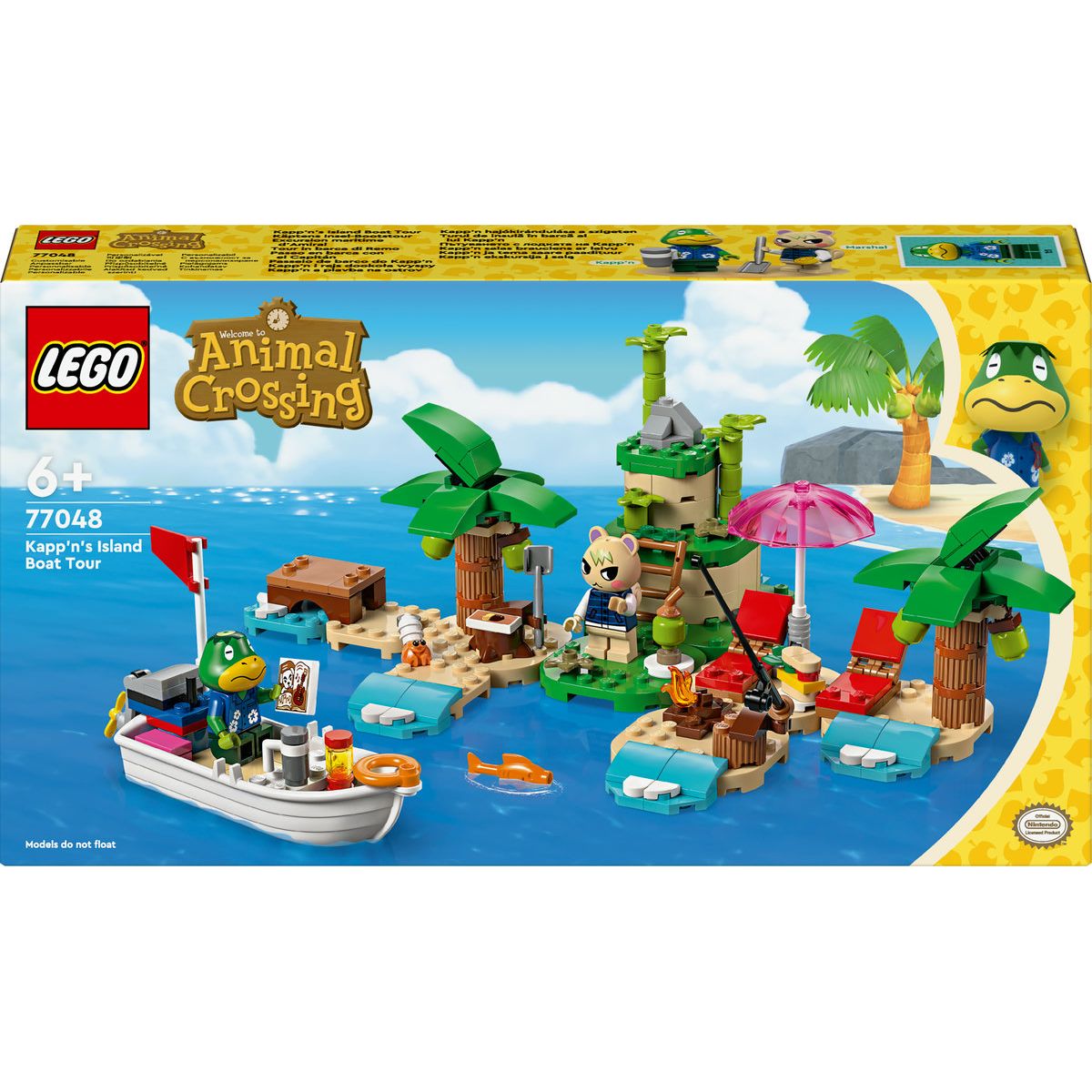 Klocki konstrukcyjne Lego Animal Crossing Kappn i rejs dookoła wyspy (77048)