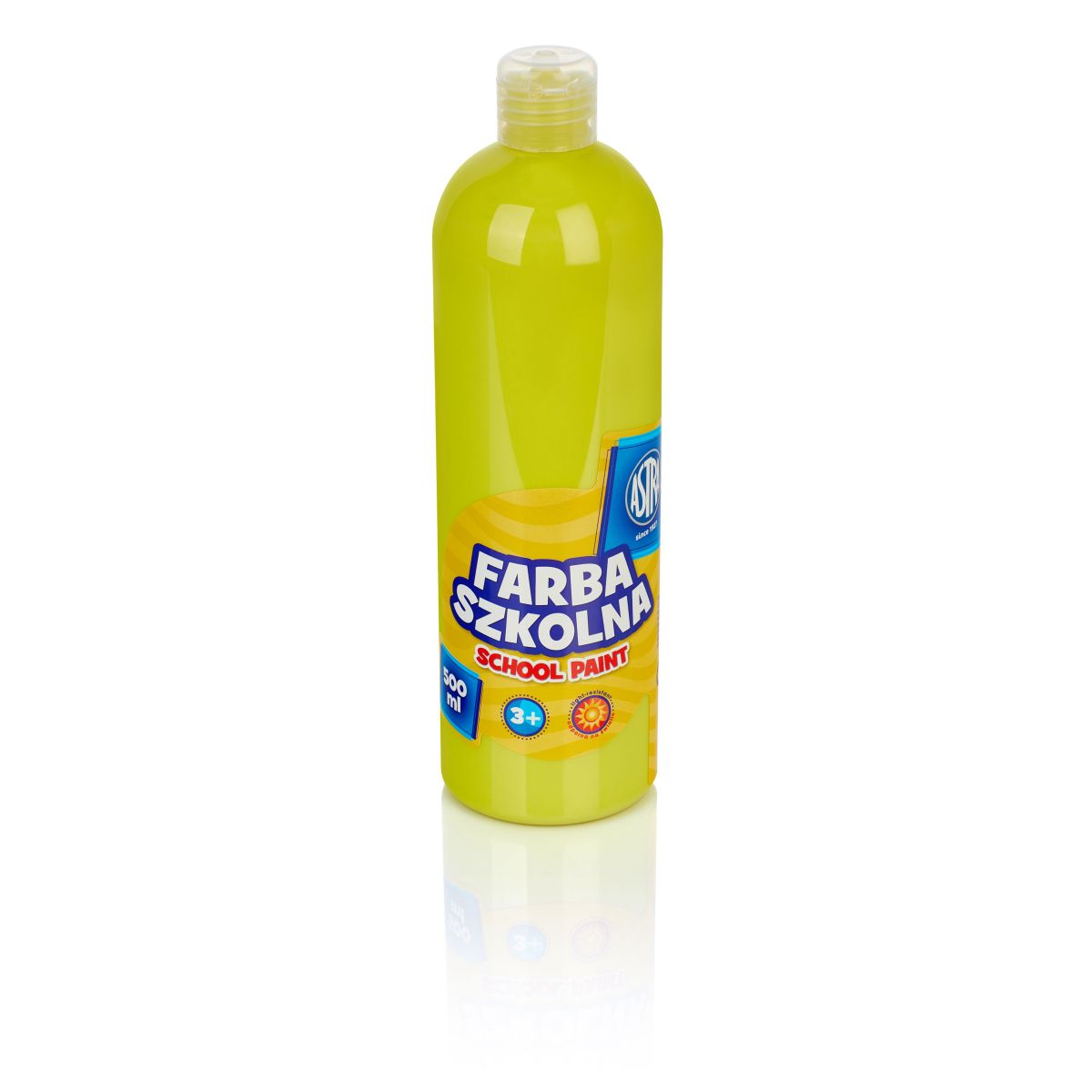 Farby plakatowe Astra kolor: cytrynowy 500ml 1 kolor. (301109002)