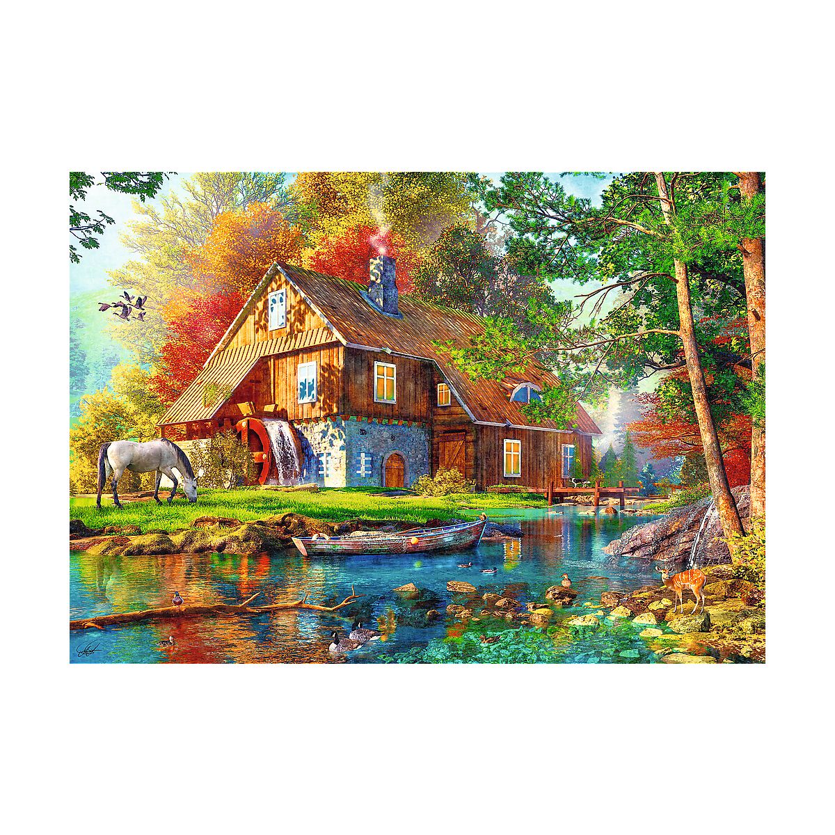 Puzzle Trefl Chatka nad rzeką 500 el. (37484)