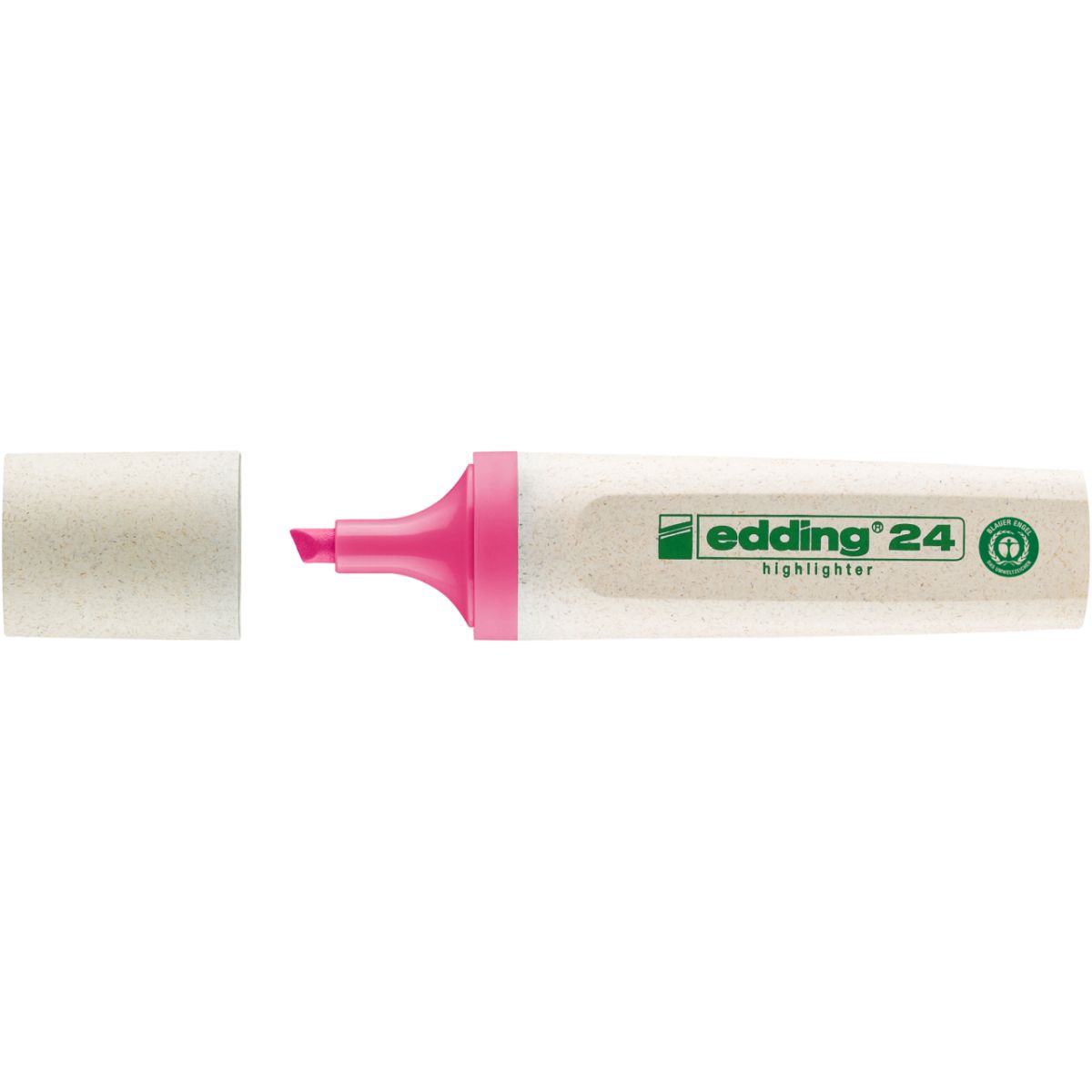 Zakreślacz Edding textmarker ekologiczny rożowy, różowy 5,0mm (24/009/R)