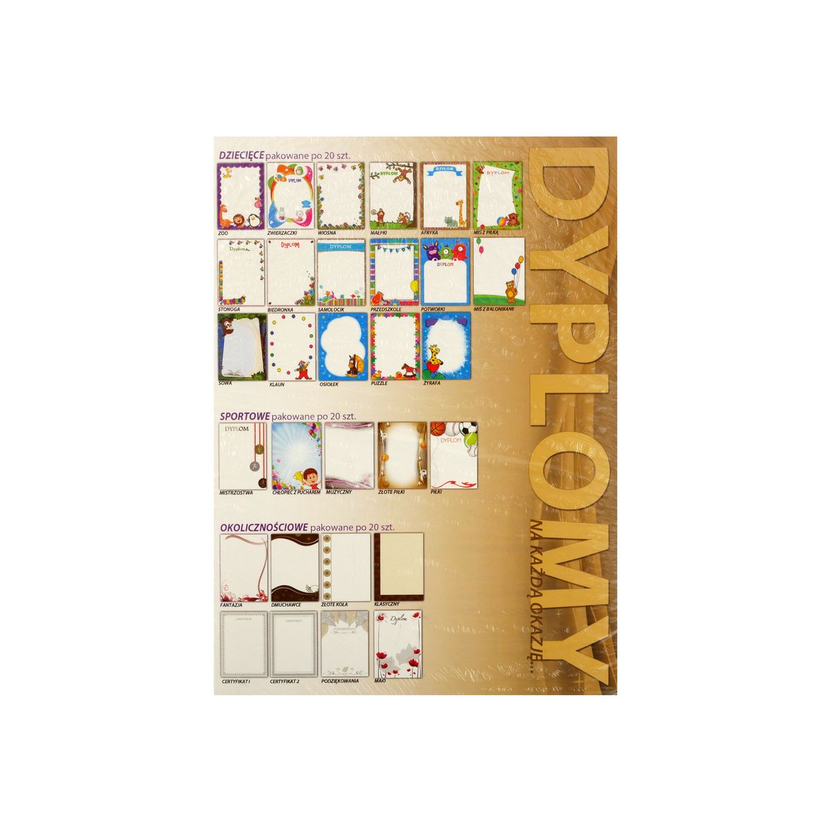 Dyplom Rexus LIST GRATULACYJNY A4 200g (602597)