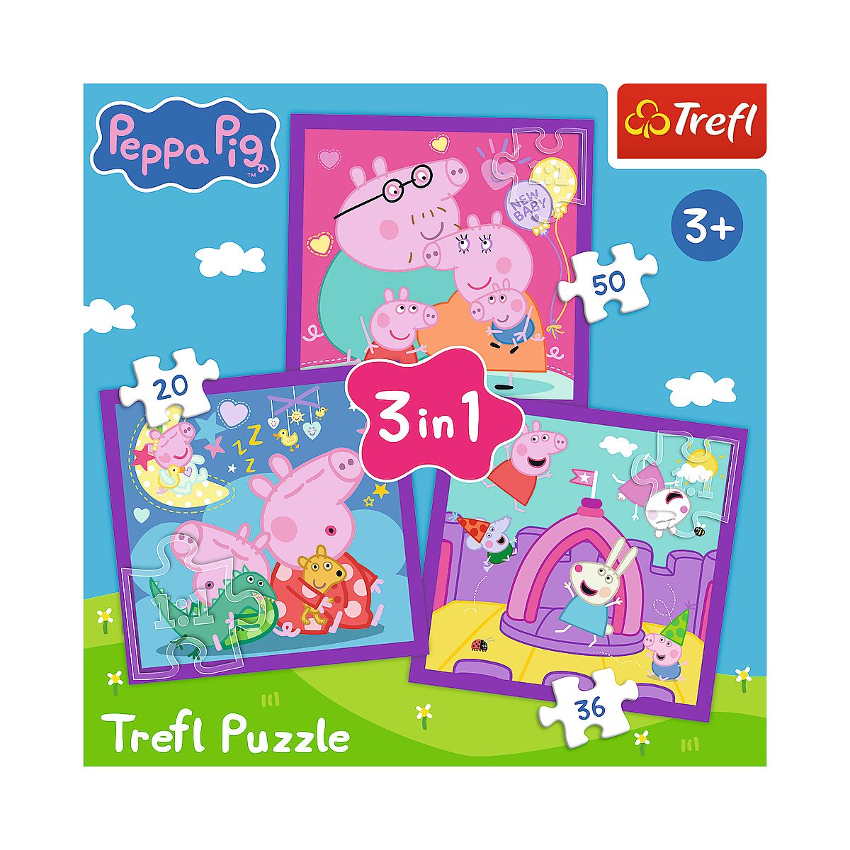 Puzzle Peppa Pig Zwyczaje świnki Peppy Trefl (34893)