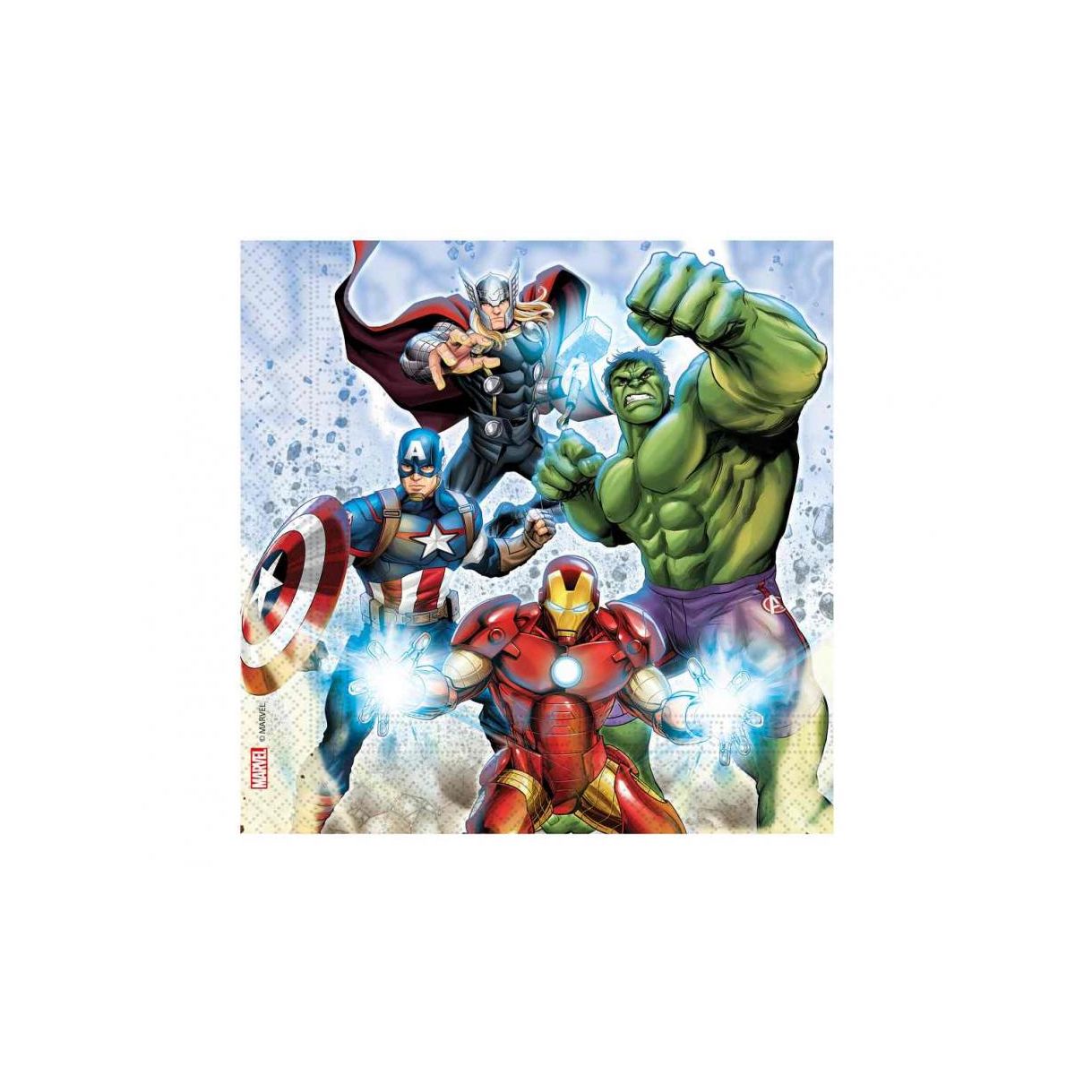 Serwetki Godan Avengers 20 szt. mix papier [mm:] 330x330 (93873)