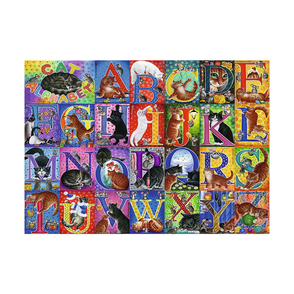 Puzzle Koci alfabet 500 el. Trefl (37527)