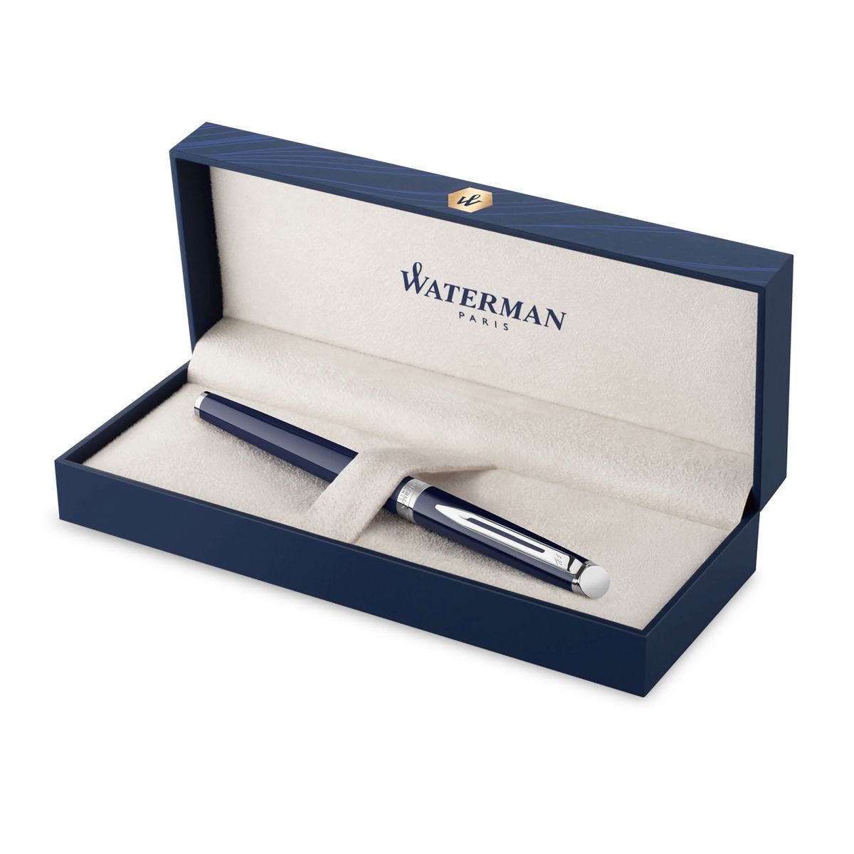 Ekskluzywne pióro tłoczkowe Waterman Hemisphera BLUE CORE FP   M (2214204)