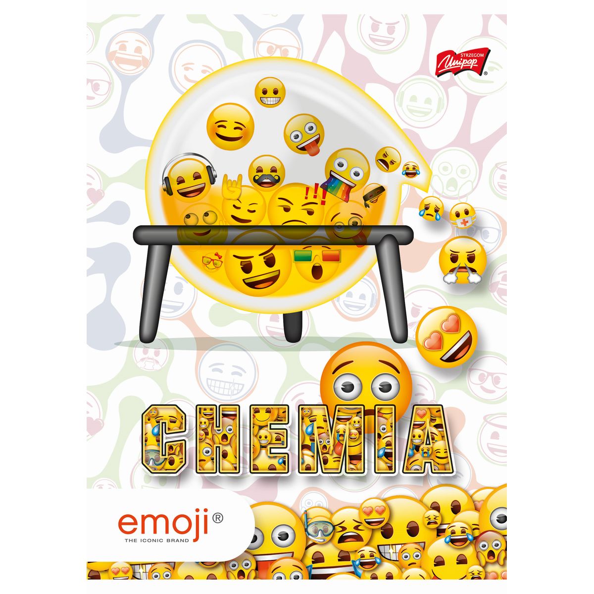 Zeszyt Unipap emoji CHEMIA A5 60k. krata