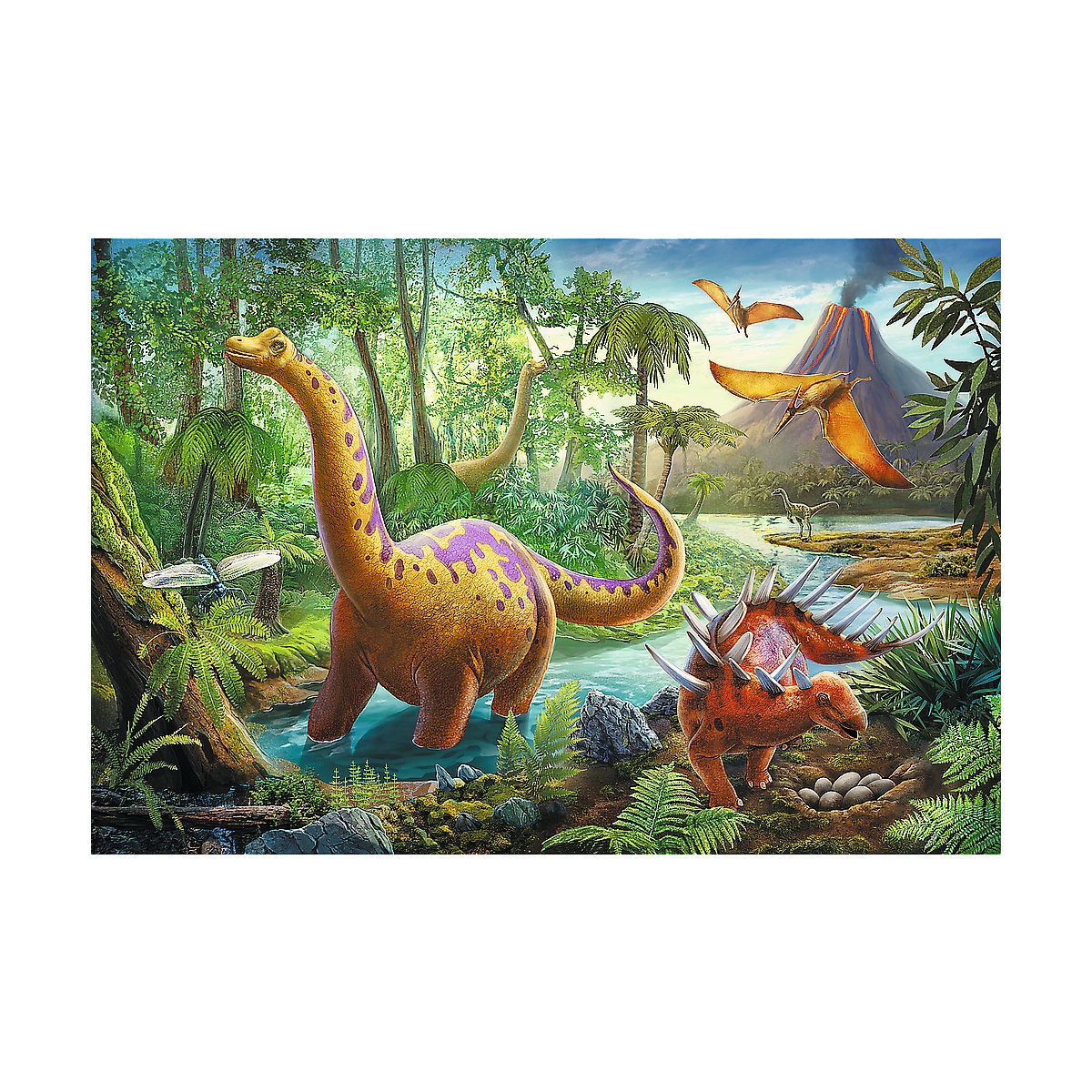 Puzzle Trefl wędrówka dinozaurów 60 el. (17319)