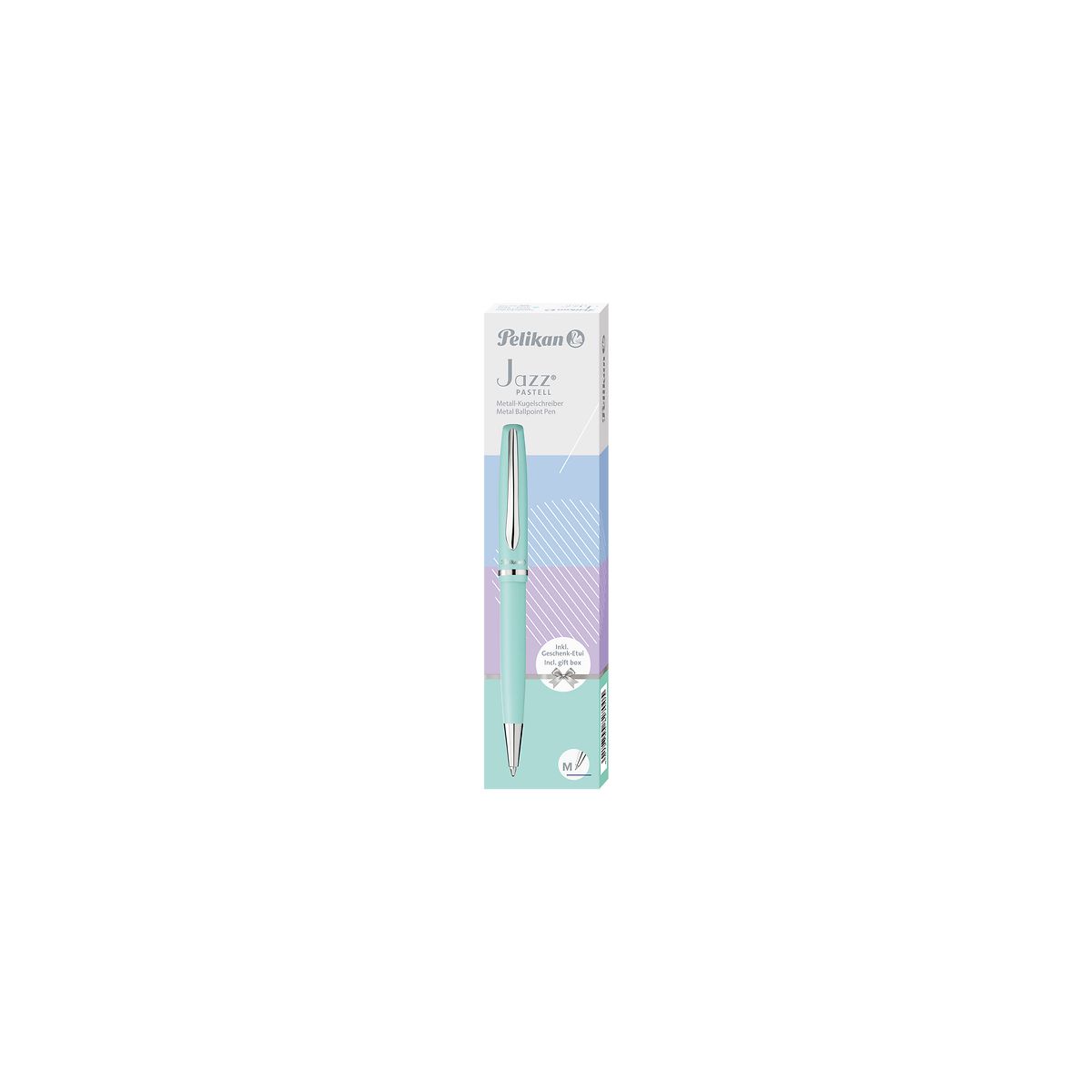 Długopis Pelikan Jazz Pastel mint etui niebieski (400197485)