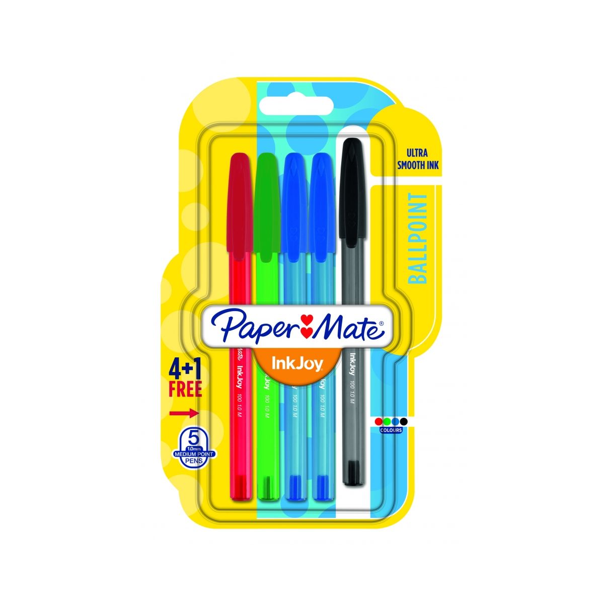 Długopis Paper Mate INKJOY 1956735 mix 0,3mm (mix 5 szt)