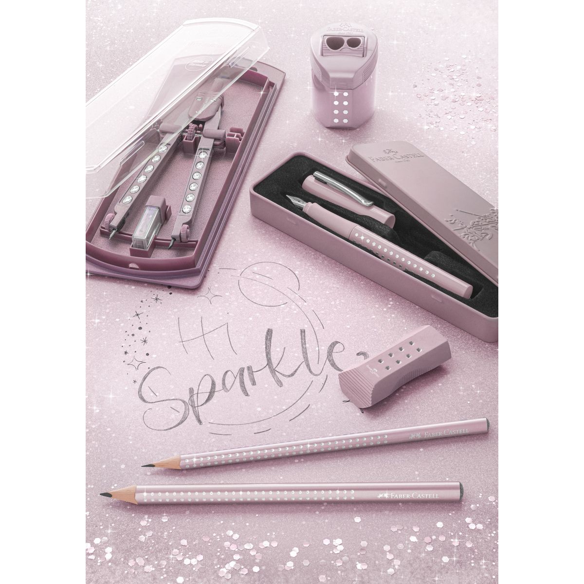 Ołówek Faber Castell Sparkle metallic Rose B (118261 FC)