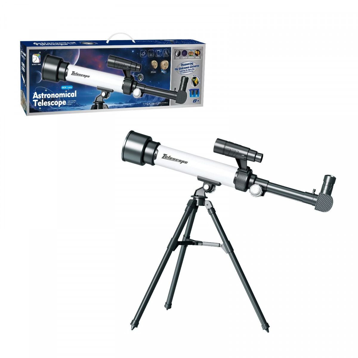 Mikroskop zabawkowy Lean luneta astronomiczny (24401)